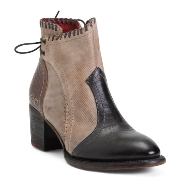 BED/STU Shoes - BED/STU Made In Mexico Leather Bia Booties - Starry Night